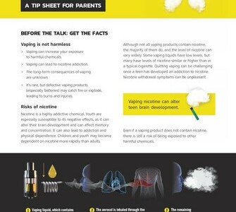 Talking to teens about vaping